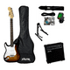 thumbnail image 1 of Full Pack Guitarra Eléctrica Left Hand Sunburst ST111-LH SB XGTR, 1 of 7