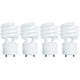 thumbnail image 1 of Bombilla CFL KOR de 13 W (equivalente a 60 W), 4100 K, color blanco frío, paquete de 4, 1 of 7