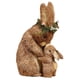 thumbnail image 5 of Conejo de Pascua de paja, estatua de , arte Animal, manualidades de piezaza para escritorio de Festival, adorno interior, accesorios para fotografía 24x15x33cm, 5 of 5