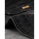 thumbnail image 5 of INSPIRE CHIC Chaquetas de Jean de Mezclilla Recortadas sin Cuello de Manga 3/4 para Mujer Negro M, 5 of 6