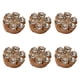 thumbnail image 2 of 6 piezas de gemelos, accesorios de joyería para camisa, elegantes cubiertas de botones de diamantes de imitación para camisa de vestido de compromiso Dorado, 2 of 5