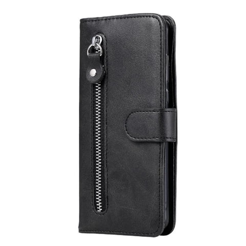Gangxun - Funda Con Cremallera Para Xiaomi Poco M4 Pro 5G, Carcasa Cartera De Cuero Pu Con Soporte Y Tarjetero