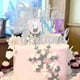 thumbnail image 3 of Fiesta de primer cumpleaños de Cake Topper Winter Onederland Snowflake, 3 of 6