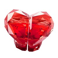 Bothyi - Botón De Presión Para Inodoro En Forma De Corazón, Botón Para Tanque De Inodoro, Accesorio Para El Hogar, Color Rojo