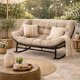 thumbnail image 1 of Sillon Mecedor Sillamecedora Sitial Dos Cuerpo Jardín Living Beige, 1 of 8