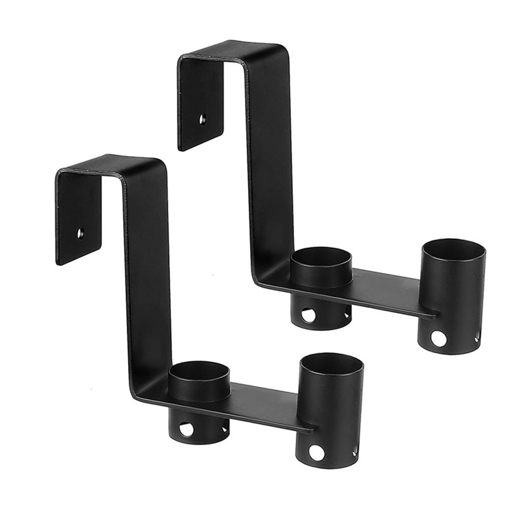 Xusx111 - Ganchos De La Cerca De La Piscina De 2 Piezas, Organizador De Herramientas De La Piscina, Para El Accesorio De Limpieza De La Piscina Colgante, Polo De La Piscina, Cepillo, Red De Deslizador