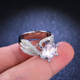 thumbnail image 5 of Anillos de Boda de Moissanita de 5 Quilates Color D VVS1 para Mujer, Anillos de Moissanita de Corte Redondo de Plata Esterlina S925 para Compromiso Promesa Aniversario con Certificado, 5 of 8