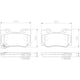 thumbnail image 2 of Pastillas Freno Para Auto Q50 2014-2023 Trasero, 2 of 3