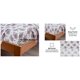 thumbnail image 5 of Juego de sábanas Bliss Casa, 100% franela de algodón, cama king size, 5 of 9