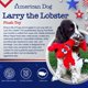 thumbnail image 3 of Juguete de peluche para perros American Dog Larry The Lobster Durable, 3 of 6