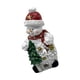 thumbnail image 2 of Figura De Muñeco De Nieve Iluminada De Resina, Decoración De Escritorio Para Estante De Sala De Estar, Estilo Navideño, Color Rojo, 2 of 3