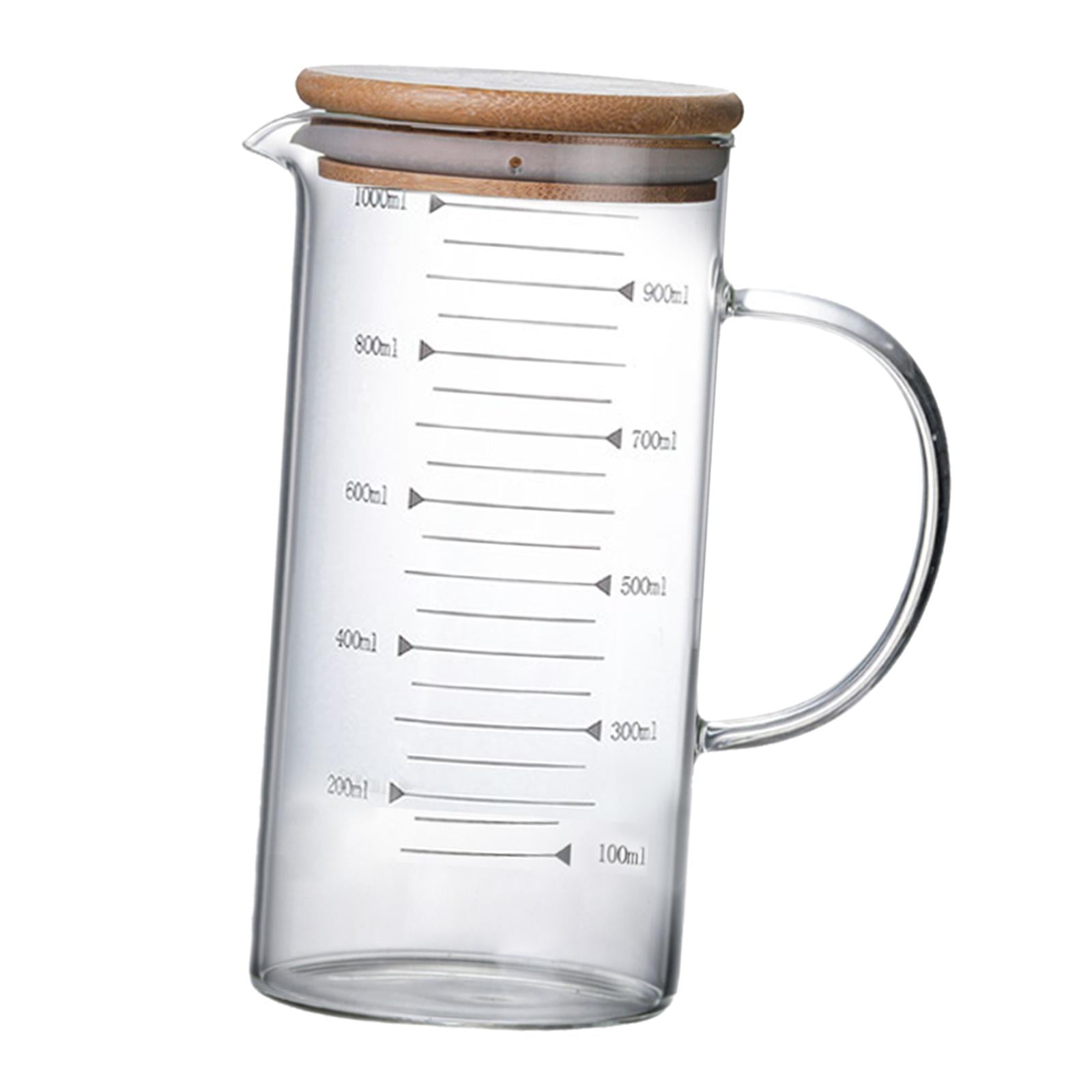 Bothyi - Jarras Medidoras Transparentes Vaso Medido Para Estufa Cocina Caliente / Fría Segura 1000ml