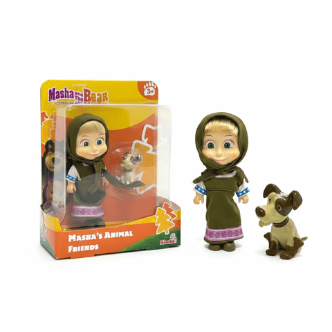 Toyng - Juguete Masha Y Sus Amigos El Perro - Masha Y El Oso