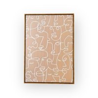 Colateral - Cuadro Mural Canvas Caras