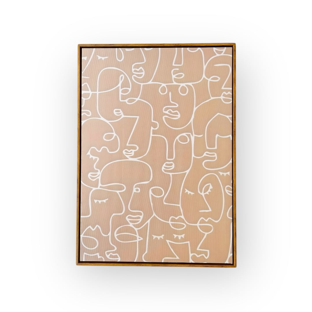 Colateral - Cuadro Mural Canvas Caras