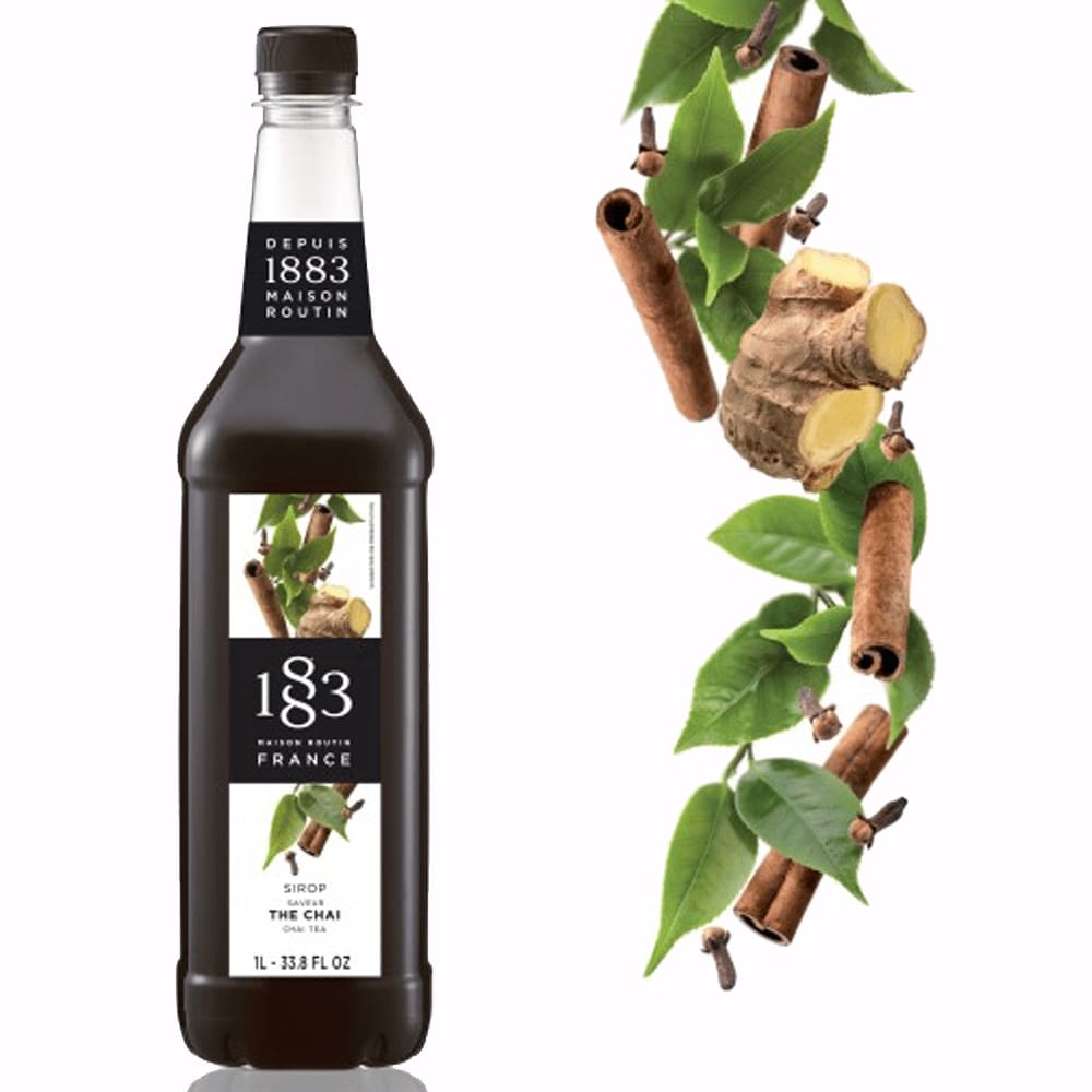 1883 - Jarabe Sirup Te Chai Maison Routin Frances Syrup 1L
