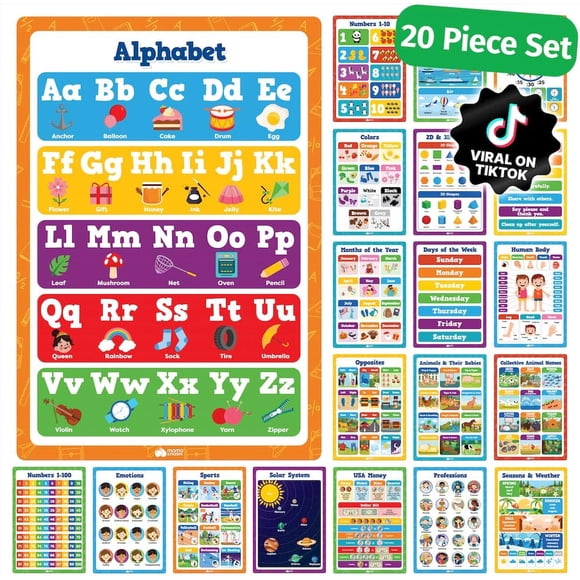 Posters educativos Momo Nashi 16 x 11