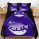 thumbnail image 1 of x406 My Neighbor Totoro Bed Duvet Cover Microfiber Bedding Sets 3D Printed Lightweight 3 Piece Comforter Sets, 1 Duvet Cover And 2 Pillow Shams for Kids Boys Girls 90"x90" jn406, 1 of 5