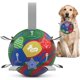 thumbnail image 1 of Balón de fútbol para perros QDAN con correas, balón de fútbol de la Copa Mundial de 7 pulgadas para perros, juguete acuático, juguetes de pelota para perros medianos y grandes, 1 of 8
