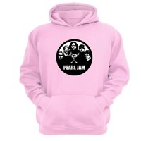 Genérico - Polerón Canguro Pearl Jam Rosa Talla L Unisex