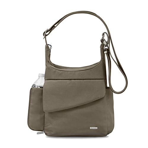 Bandolera Travelon Anti-Theft Classic Color Nuez Moscada