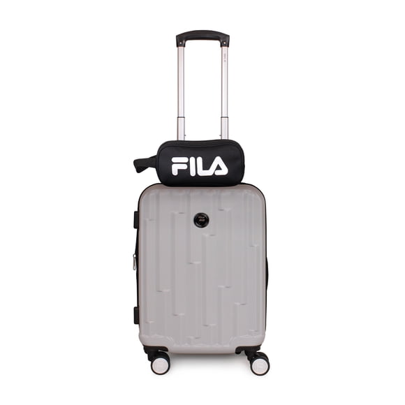 Pack Maleta cabina S (10 Kg) Flip Gris + Neceser Spark Silver