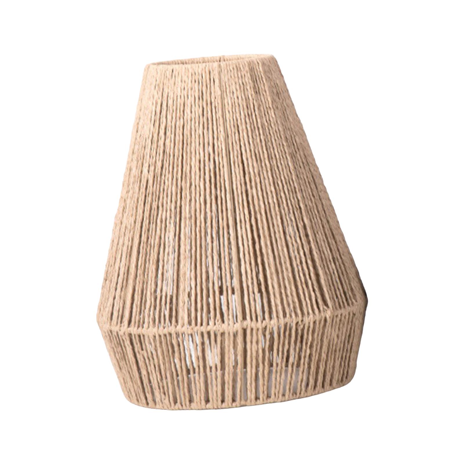 Ioensy - Cubierta De Linterna De Techo Pantalla De Cuerda Tejida Para Restaurante Pasillo