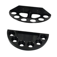 Magideal - Soporte De Pared Para Tacos De Billar, Soporte Para Palo De Billar, 6 Agujeros, Diseño Retro, Soporte Para Palo De Billar, Estante Para Tacos De Billa