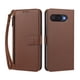 thumbnail image 1 of Funda Tipo Billetera para Google Pixel 9A con Soporte y Bolsillo con Cierre Marrón, 1 of 1