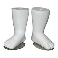 Ioensy - Soporte Para Exhibición De Calcetines Con Forma De Pie De Bebé, Para Uso Comercial En Centros Comerciales, Tiendas, Color Blanco