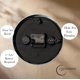 thumbnail image 5 of Reloj de pared redondo de 25 cm Clockswise con movimiento de cuarzo silencioso, 5 of 7