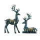 thumbnail image 1 of 2 Uds Figuritas De Renos Estatuas De Ciervos De Resina Para Decoración Del Hogar Regalo Azul, 1 of 3