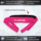 thumbnail image 2 of Bandana de enfriamiento ICE WRAPTOR Rosa + 6 paquetes de hielo, 2 of 7