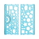 thumbnail image 4 of Regla Geométrica Multifuncional, Plantilla de Dibujo Transparente, Liviana Y Portátil para Dibujar Arquitectura, Pintura, Suministros de Oficina, Mate , Azul, 4 of 5