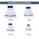 thumbnail image 4 of Cabezal de mopa de microfibra de repuesto Arkwright, 400 ml, color blanco, 4 of 6