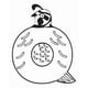 thumbnail image 1 of Decomural Q Quail Alphabet Childrens Nursery WS-34468, 1 of 2