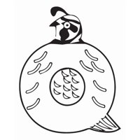 Rienda Libre Graphics - Decomural Q Quail Alphabet Childrens Nursery Ws-34468