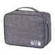 thumbnail image 2 of Estuche Organizador De Cables Electrónicos De Viaje Bolsa De Gadgets Cable De Disco Estuche De Almacenamiento USB Gris, 2 of 5