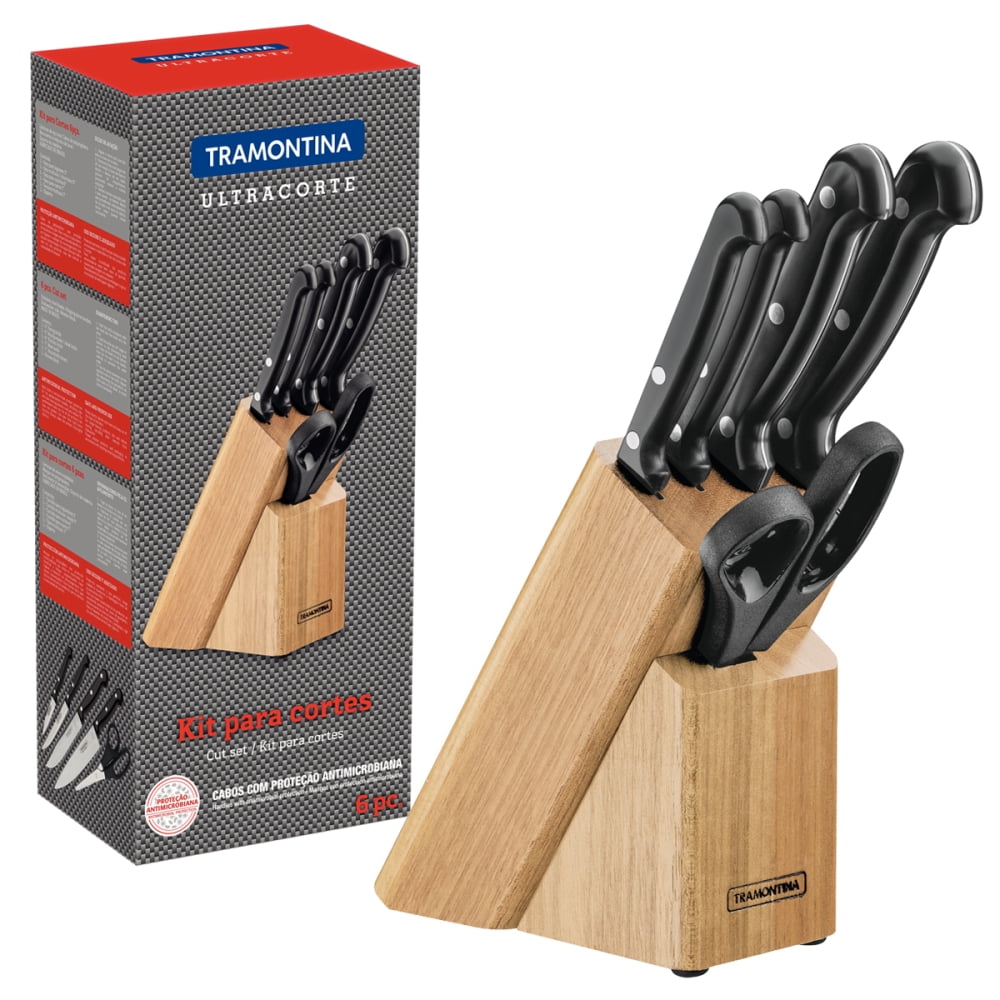 Juego De Cuchillos Tramontina Ultracorte 6 Piezas