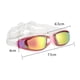 thumbnail image 2 of Gafas de natación con montura grande, resistentes al agua y a la niebla, de silicona galvanizada HD para adultos, para hombres y mujeres., 2 of 6