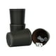 thumbnail image 4 of Juego De 4 Cachos Eco Cuero Negro Simplit, 4 of 8