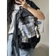 thumbnail image 4 of Mochila Sanmu Hello Kitty de piel sintética vaquera negra, 4 of 4