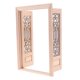 thumbnail image 4 of Accesorios De Puerta Doble De Madera Externos Sin Pintar, Bricolaje, Hechos A Mano, Exquisitos En Miniatura, 4 of 5