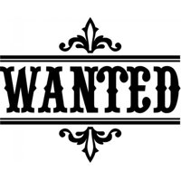 Rienda Libre Graphics - Decomural Wanted Sign Cowboy Ws-17009