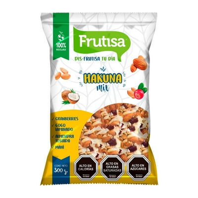 Frutos Secos Hakuna Mix 300 G Frutisa