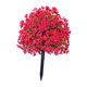 thumbnail image 4 of Estaca De Jardín De Flores Violetas Artificiales Con Estacas Para El Suelo Para Decoración Del Hogar Rosa Roja, 4 of 5