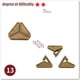 thumbnail image 1 of Classic IQ Metal Brain Teaser Magic Baffling Puzzles Game Toys For Children Adults Funny Gifts, 1 of 3
