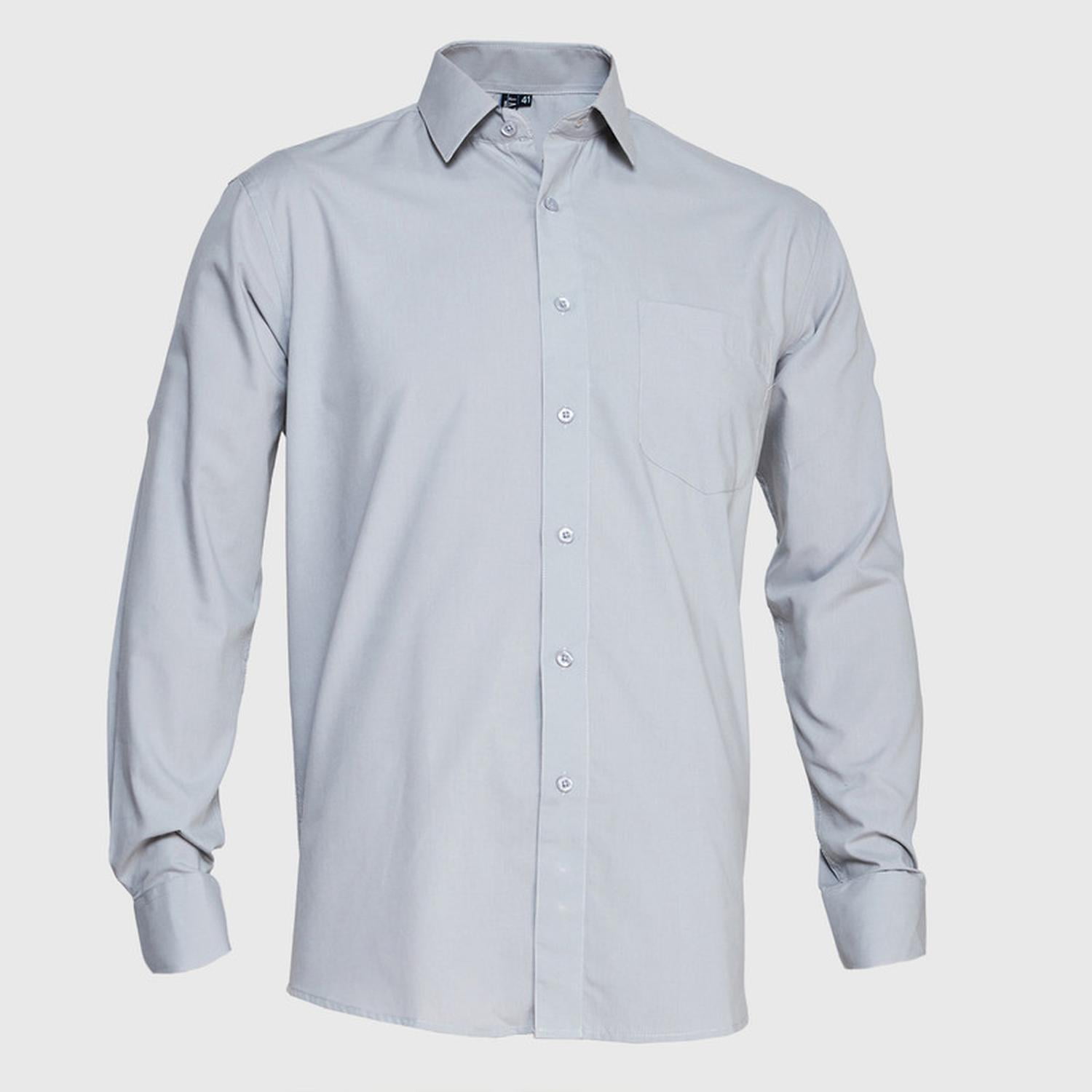 Jayson - Camisa Trevira Ml Comfort Gris 40