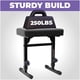 thumbnail image 3 of Taburete ajustable Piano Bench Liquid Stands de piel sintética, 3 of 6