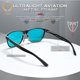 thumbnail image 5 of Gafas de sol ATTCL retro con montura metálica polarizada 18587 azul para hombre, 5 of 7